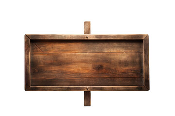 A Weathered Wooden Signpost Beckons Travelers on a Dusty Road on a White or Clear Surface PNG Transparent Background