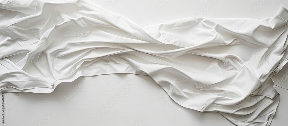 Poster A white sheet providing a blank backdrop for an image with free space for text or design known as a copy space image