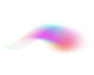 Rainbow colors Blur gradient shape