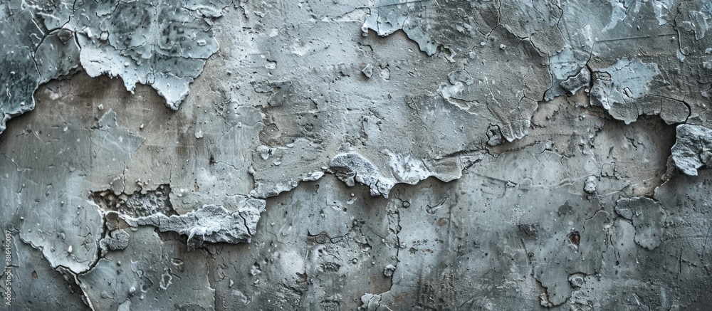Poster Texture of a concrete wall with imperfections and grainy surface ideal for backgrounds or design projects where a copy space image is needed