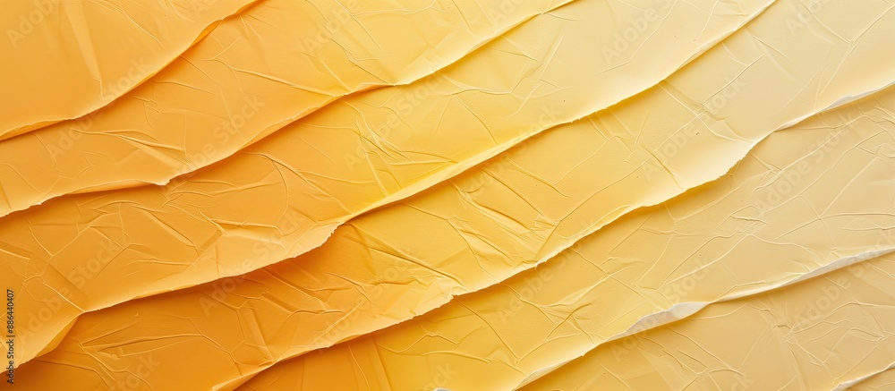 Fototapete a template with a horizontal blank background showcasing a light yellow and orange paper texture ide