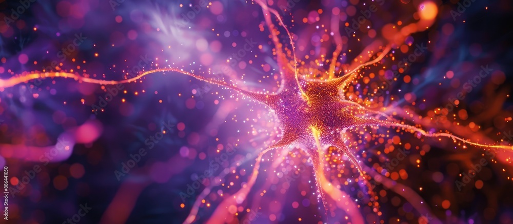 Poster close up image of genuine fireworks with ample copy space