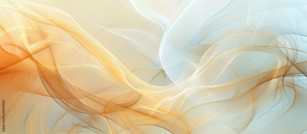 Poster Abstract topics with soft natural features suitable for a copy space image