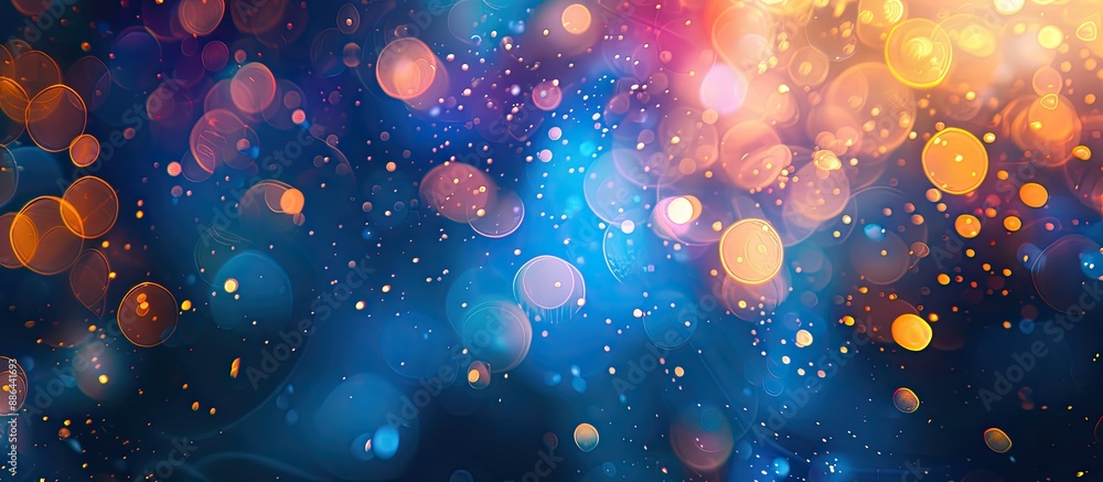 Poster Abstract background with blurred lights and shadows perfect as a festive copy space image for Christmas and New Year holidays