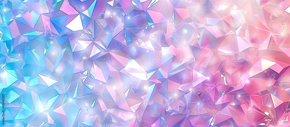 Poster Geometric design with blank glitter and sparkle texture ideal for adding text or images copy space image to the background