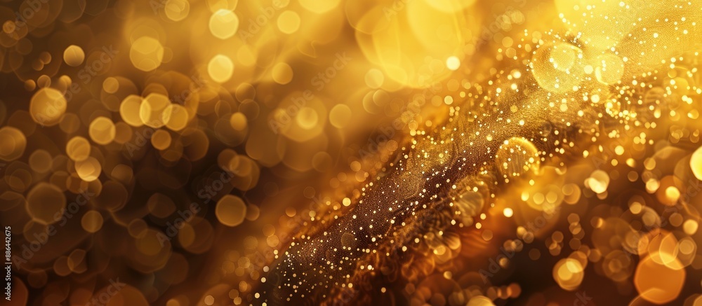 Poster Gold abstract backdrop with copy space image