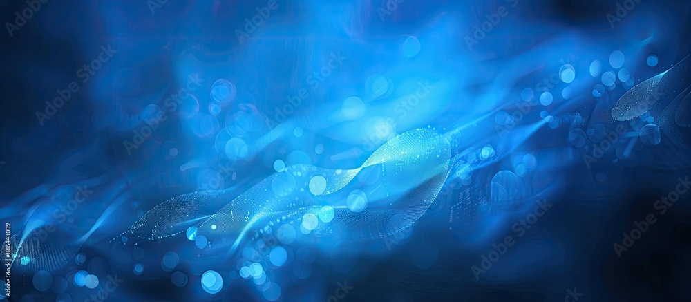 Poster texture of a blue background providing copy space image