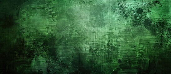Obraz premium Grunge background in green hues with copy space image