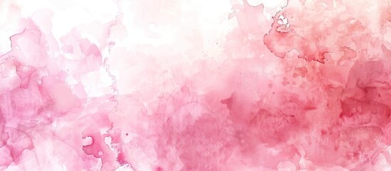 Fototapeta premium Blurred watercolor with a vintage pink abstract background perfect for showcasing a message with copy space image
