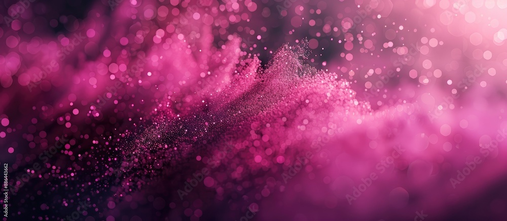 Leinwandbilder abstract pink dust background with defocused elements and a copy space image