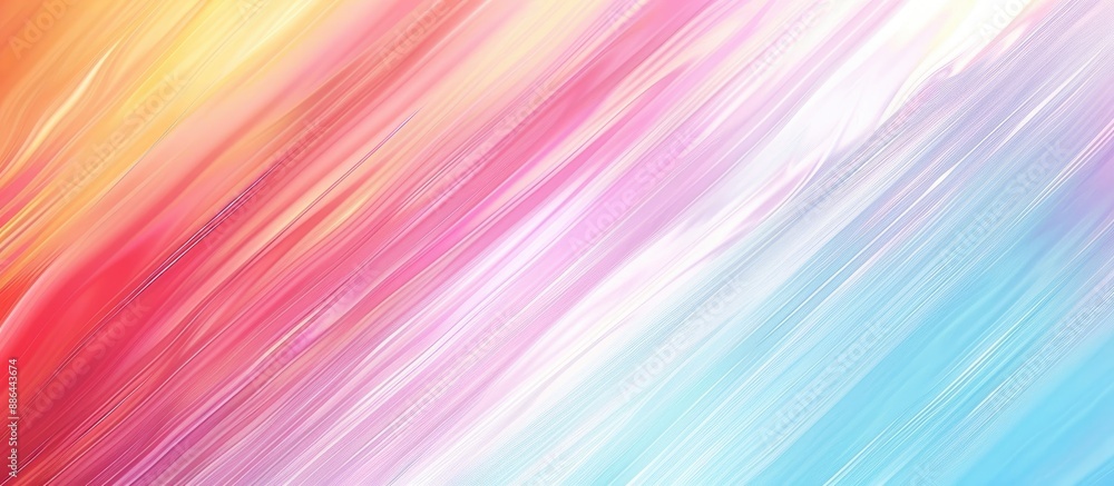 Poster colorful lines texture wallpaper with copy space image on light abstract gradient motion blurred bac