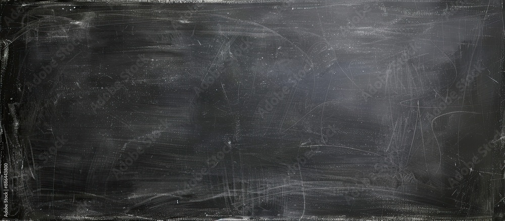 Poster Create custom chalkboard art or graphics using this abstract blank chalkboard for text education or creative projects with space for image placement. with copy space image