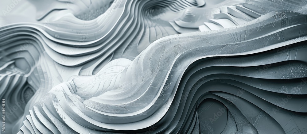 Aufkleber Gray lines on abstract texture in a copy space image