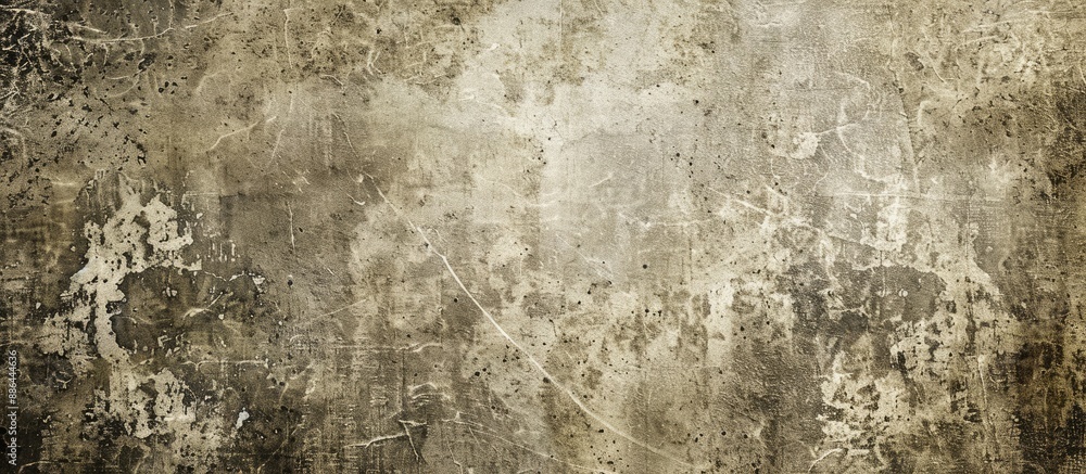 Poster A retro art pattern background with a vintage or grungy look featuring natural cement texture as the main design element against a wall with copy space image