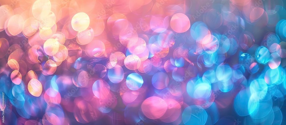 Fototapete Light bokeh background with an abstract texture suitable for a copy space image