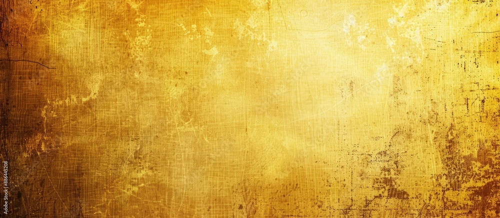 Poster textured yellow grunge backdrop with copy space image