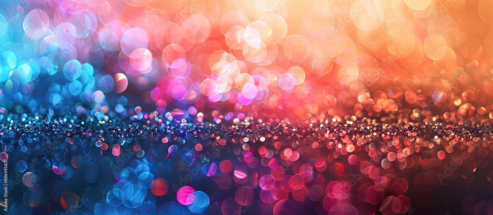 Fototapete background with out of focus glitter elements ideal for a copy space image