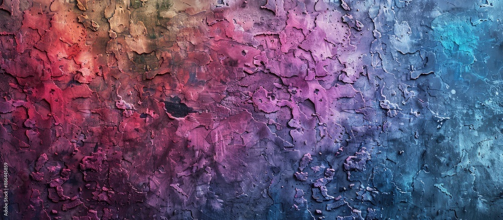 Fototapete Rough backdrop with a colorful decorative finish and fine stone texture suitable for a copy space image