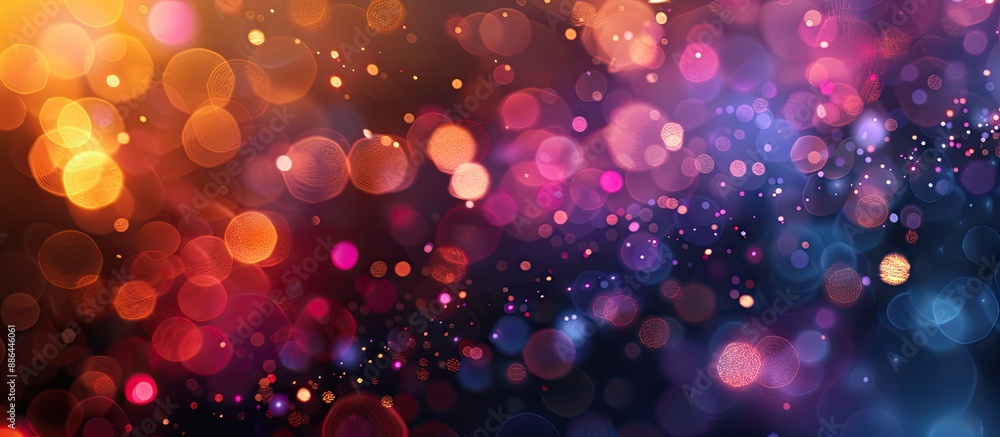 Poster a vibrant backdrop with a blurred effect provides ample copy space image