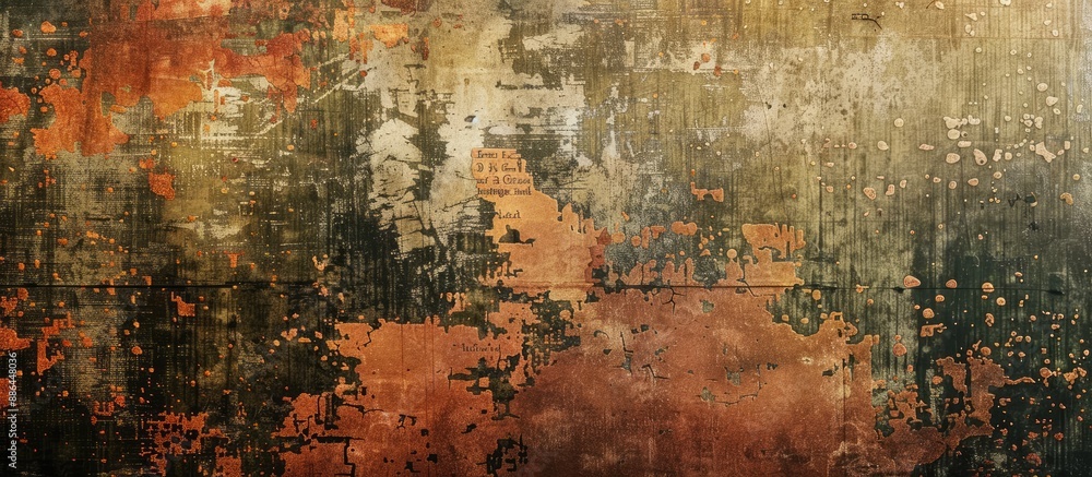 Poster grunge textures and backgrounds with vintage posters for copy space image