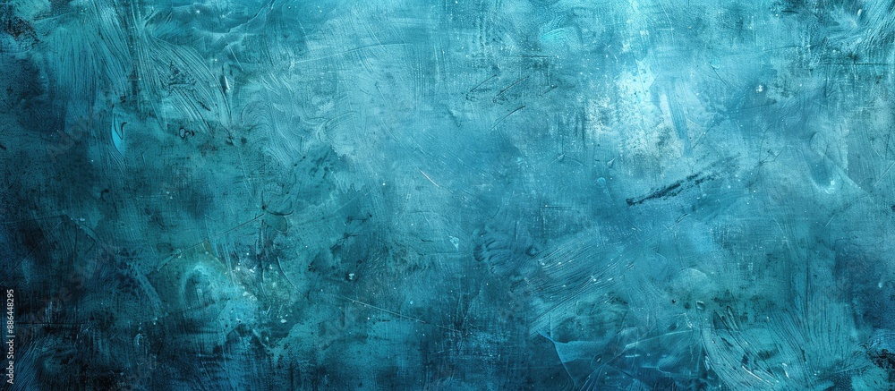 Poster Grunge background with a blue canvas texture providing copy space image