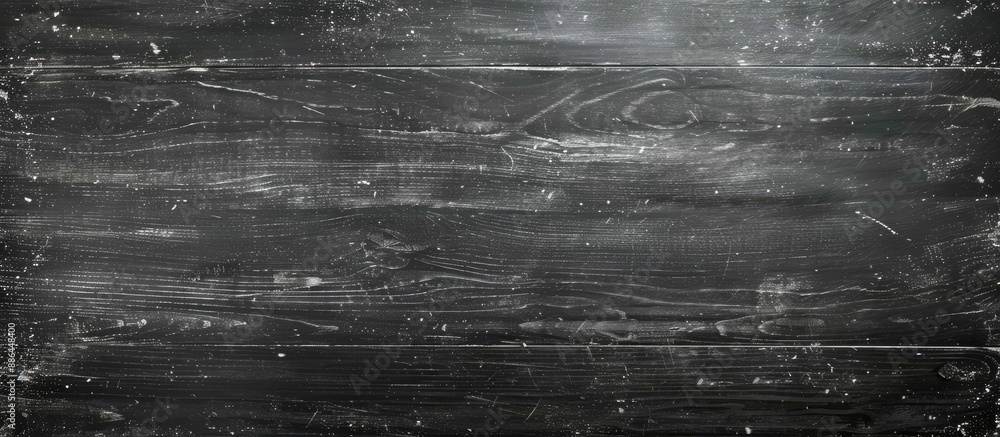 Poster vintage school chalkboard background with black color and space for image insertion. with copy space