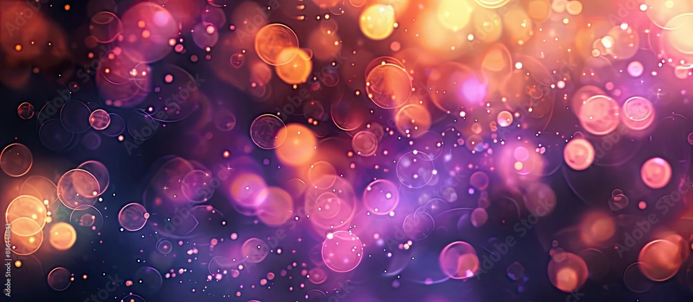 Aufkleber Light bokeh background with an abstract texture suitable for a copy space image
