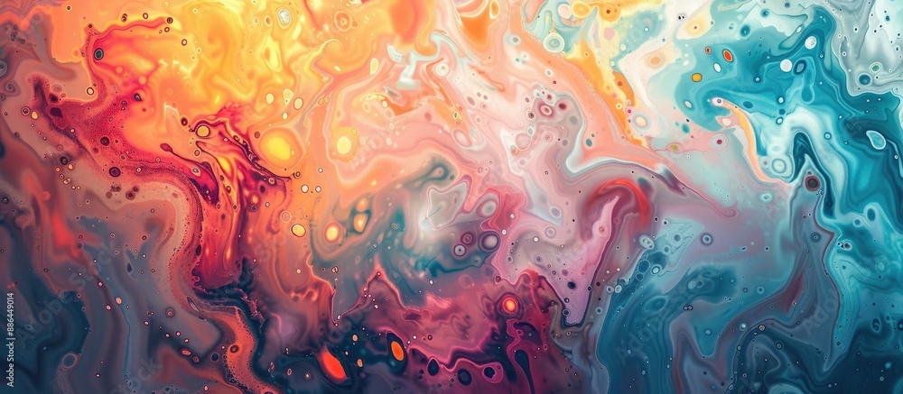 Poster Abstract art backgrounds featuring a digital structure of painting with copy space image
