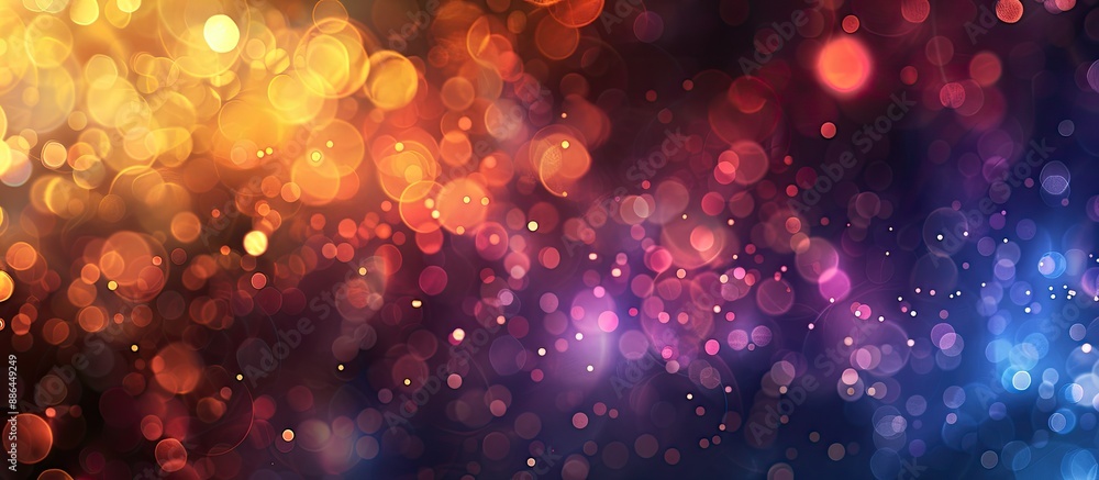 Aufkleber Blurry background with bokeh creates an abstract copy space image