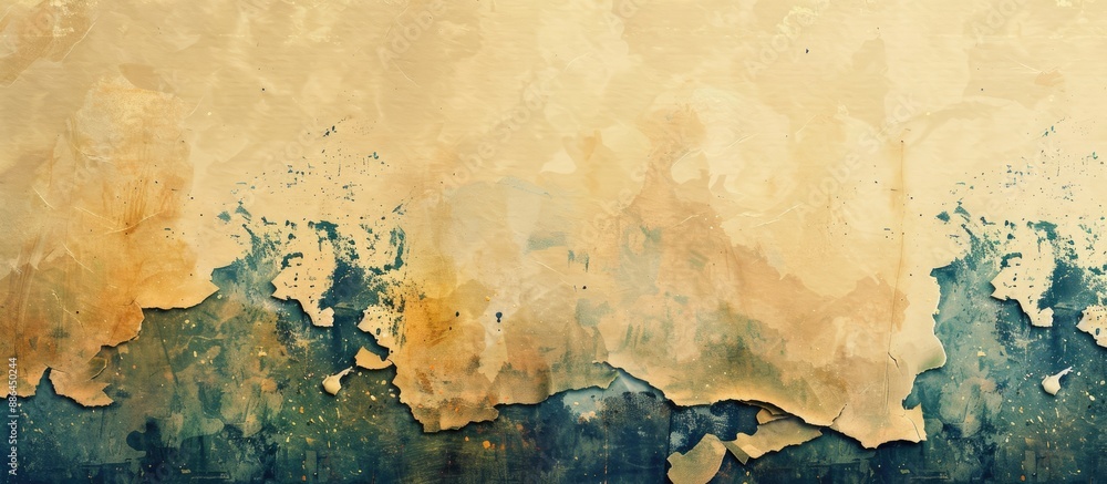 Poster A torn paper design with an abstract grunge style perfect for a copy space image