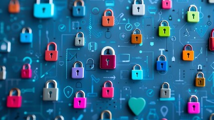 Private Community  Community icons with locked access