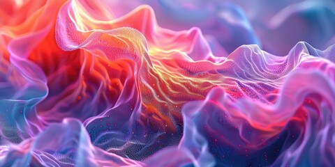 Fototapeta premium Abstract Colorful Waves