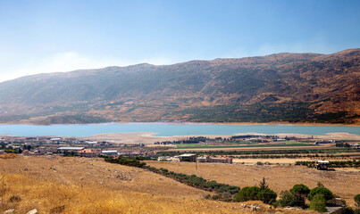 Picturesque mountains of southern Lebanon. Litani River Valley