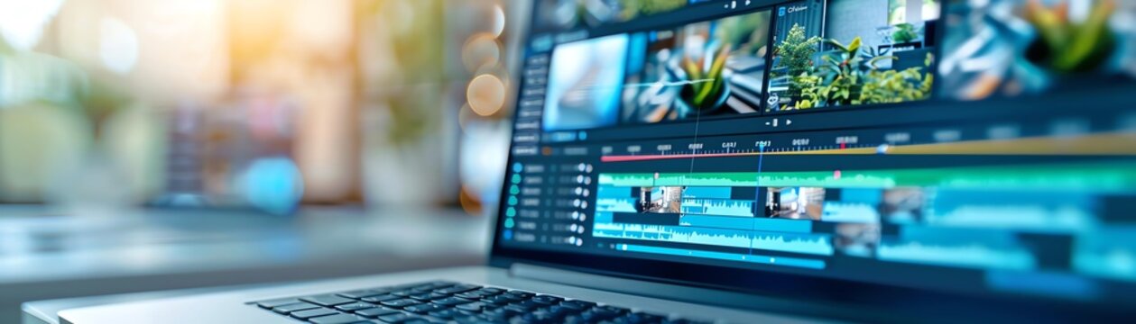 Video Editor Tools  Editing tools being used to optimize video content