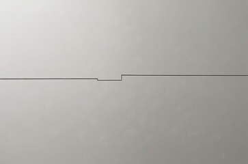 A white background with a line that says on it