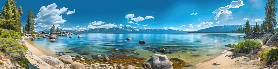 Lake Tahoe: Tranquility and Mountain Views