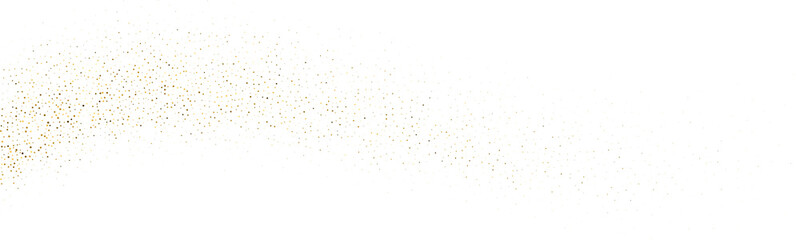 Gold glitter. Golden sparkle confetti. Shiny glittering dust.
