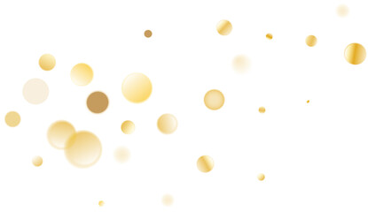 Gold glitter. Golden sparkle confetti. Shiny glittering dust.
