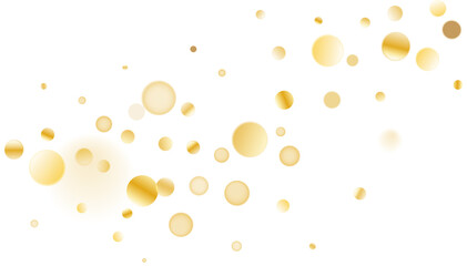 Gold glitter. Golden sparkle confetti. Shiny glittering dust.
