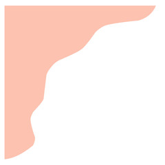Separators shapes and frame for website. Wave and triangular dividers for Top or Bottom Page. Frame of header