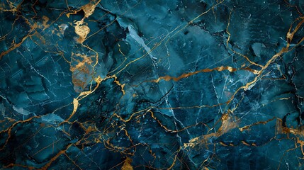 Elegant Marble Texture with Golden Veins