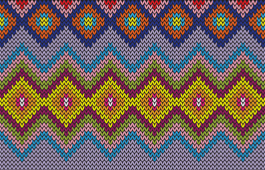 Fototapeta premium Moroccan seamless pattern in vector format, abstract geometric background image, fabric textile pattern.