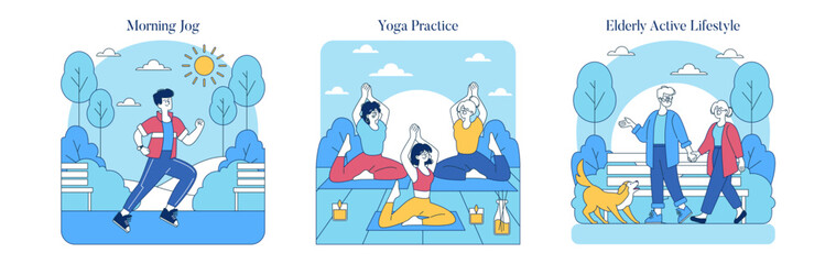 Health Prevention. Flat Vector Illustration