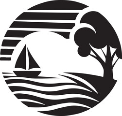  Logo design silhouette vector style art illustration