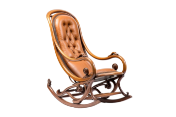 Intricately Carved Wooden Wind Chimes Hanging Against a White Background on a White or Clear Surface PNG Transparent Background