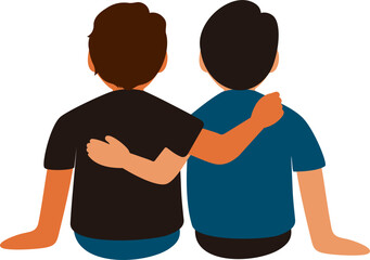 Fototapeta premium Friendship Day Illustration