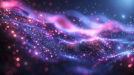 Obraz premium Abstract Purple and Blue Glitter Background