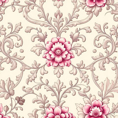 seamless pattern with flowers