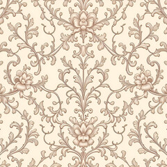 seamless pattern with flowers