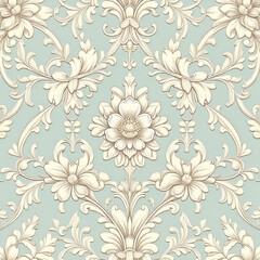 seamless pattern with flowers